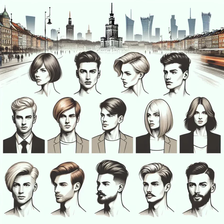 Stylowe fryzury w Warszawie dla mężczyzn i kobiet